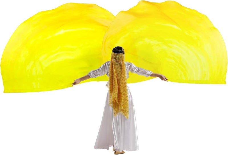 MUNAFIE Worship Flags for Dance Church,Praise Dance Flags for Worship Set(2 Flags+ 2 Flexi Rods+1 Storage Bag) #XY - Image 5
